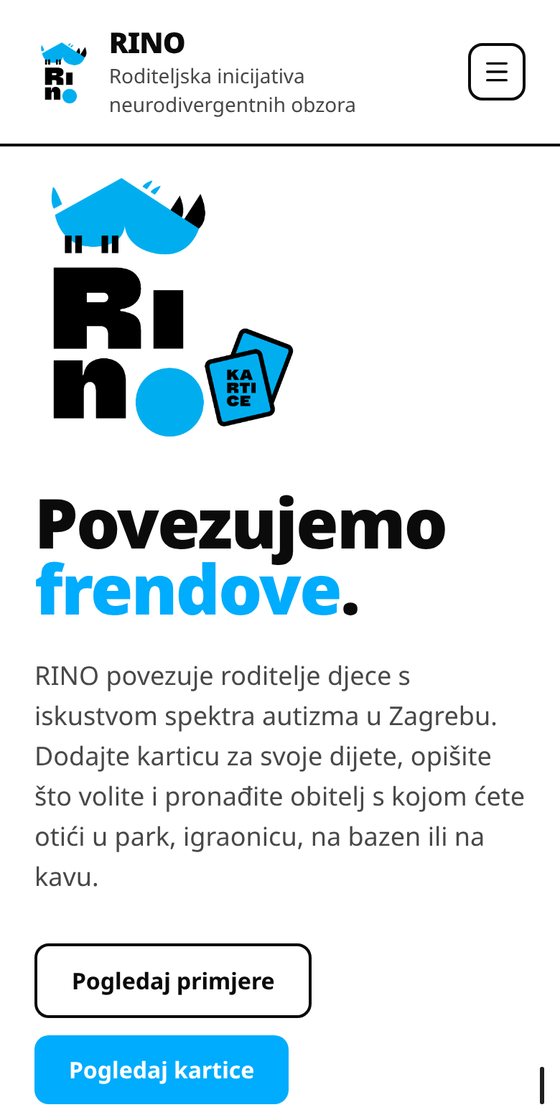 Izgled stranice RINO